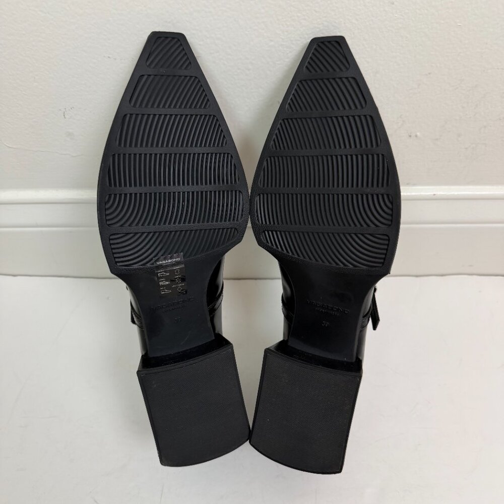 NWT Vagabond Vivian Leather Mary Jane Heels in Black Size EU 39 - Picture 14 of 16